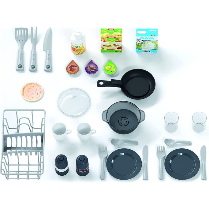 Smoby- Cucina Studio Bubble Red