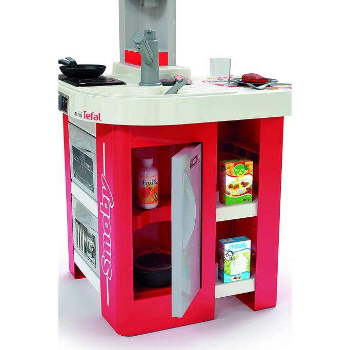 Smoby- Cucina Studio Bubble Red
