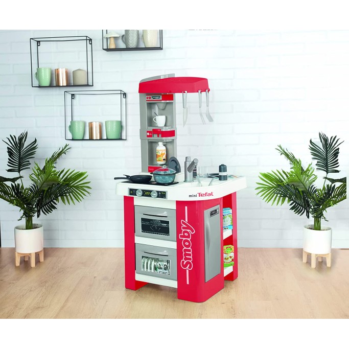 Smoby- Cucina Studio Bubble Red