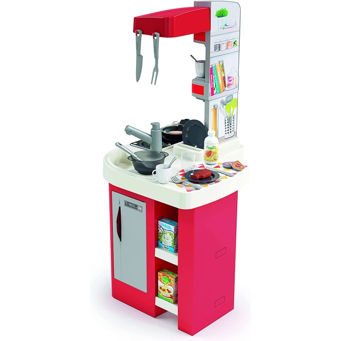Smoby- Cucina Studio Bubble Red