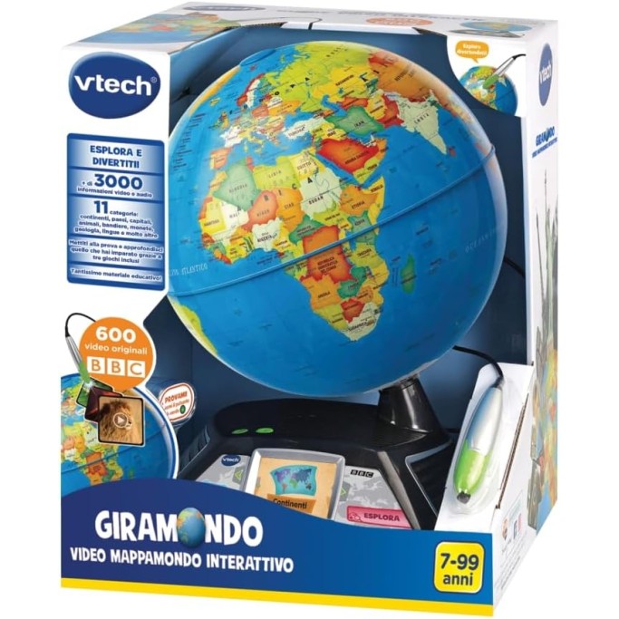 VTech Giramondo Video Mappamondo Interattivo