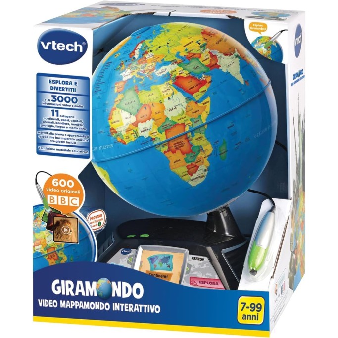 VTech Giramondo Video Mappamondo Interattivo