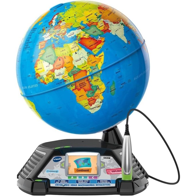 VTech Giramondo Video Mappamondo Interattivo