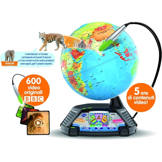 VTech Giramondo Video Mappamondo Interattivo