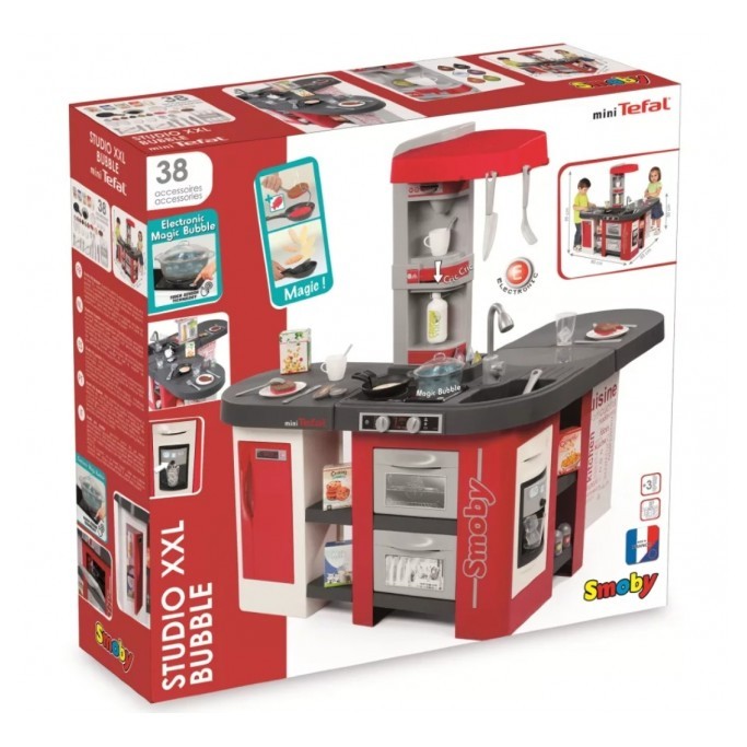 CUCINA TEFAL STUDIO XXL BUBBLE CON 38 ACCESSORI ALTA CM.100