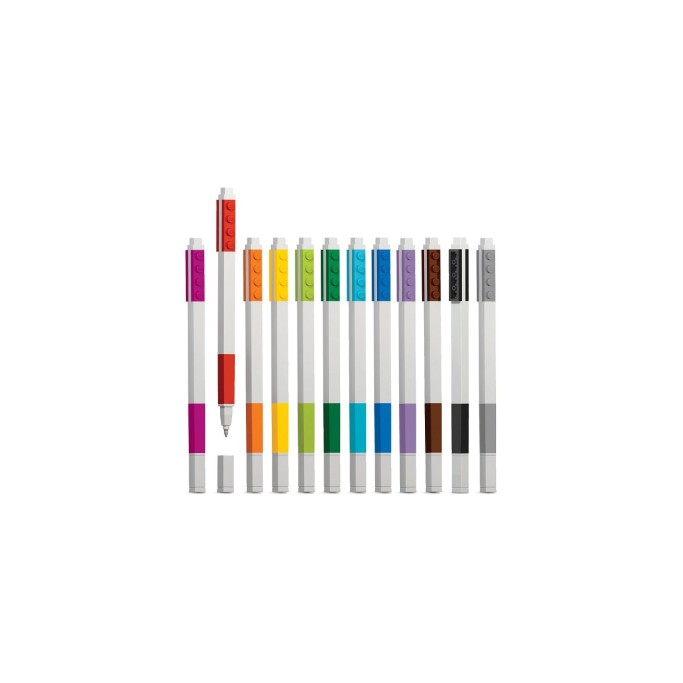 Penna Gel LEGO diversi colori - Scrittura creativa e divertente