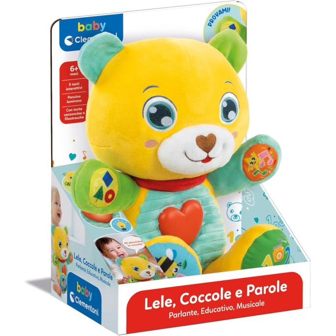 Lele Coccole e Parole-Orsetto Peluche parlante interattivo
