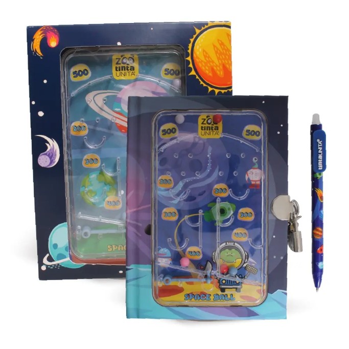 Tinta Unita Space Game, Diario Segreto con penna cancellabile
