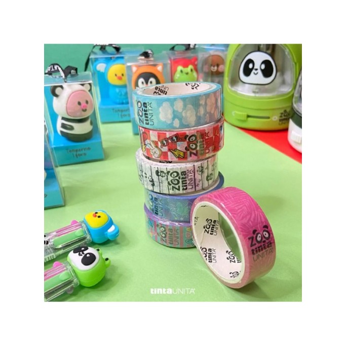 Tinta Unita Zoo, Washi Tape Nastro adesivo decorato