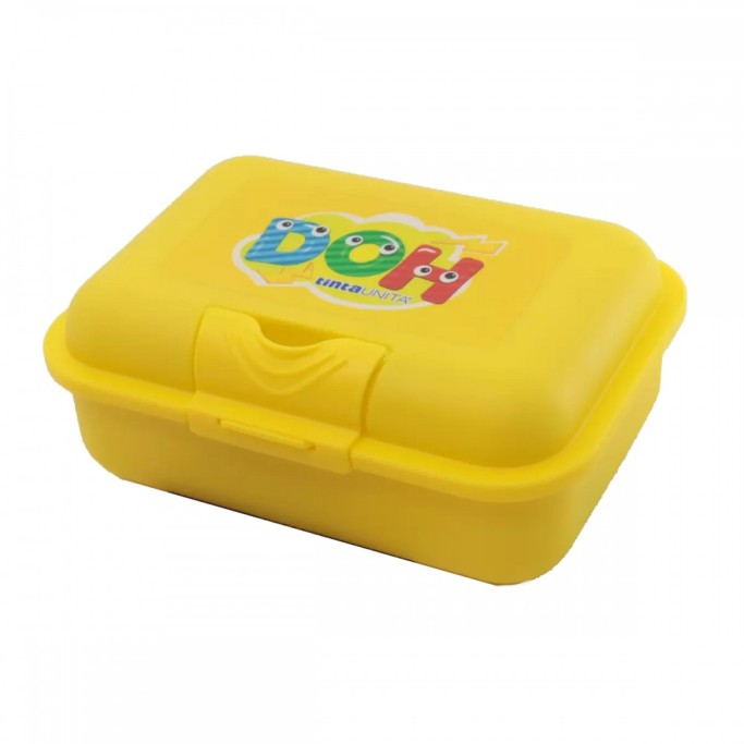 TintaUnita Doh, Porta merenda in plastica con Plastilina e accessori