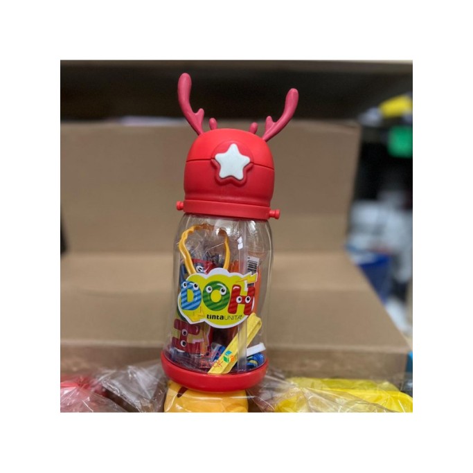 Borraccia in plastica con beccuccio e Plastilina TitaUnita Doh + accessori