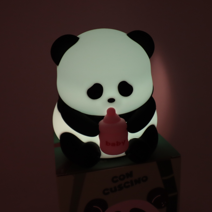 Lampana notturna in silicone Ricaricabile a forma di animali e frutta acc. touch