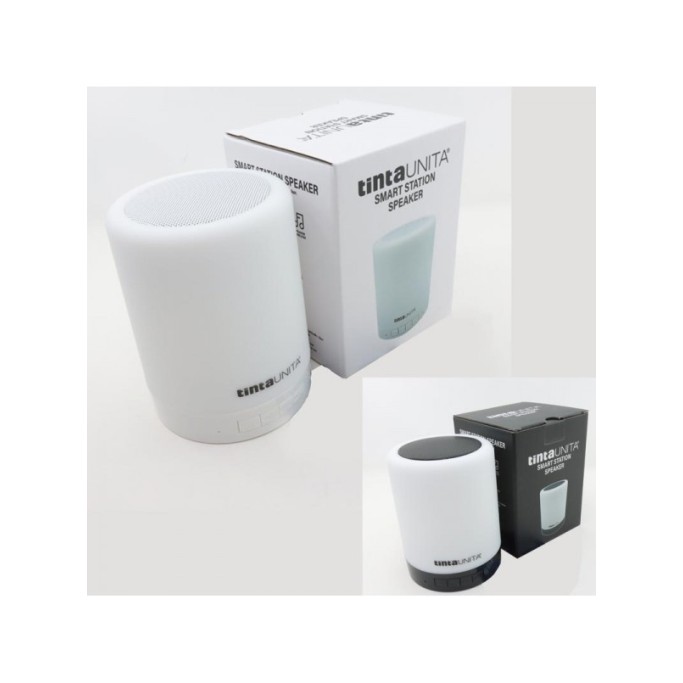 LAMPADA LED CON CASSA SPEAKER WIRELESS INTEGRATA TINTAUNITA