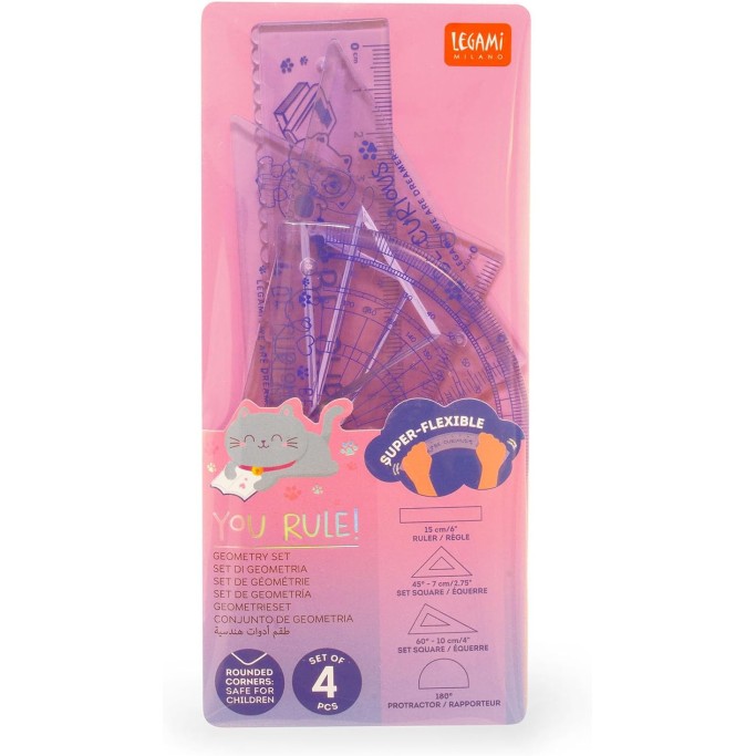 Legami Set di Geometria kitty