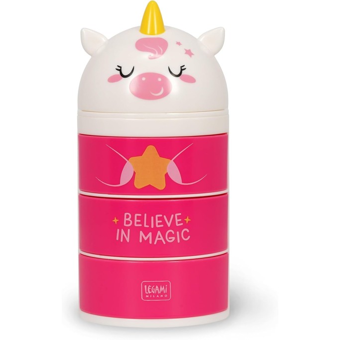 Legami, Organiser da Scrivania,con 3 cassetti, Tema Unicorno