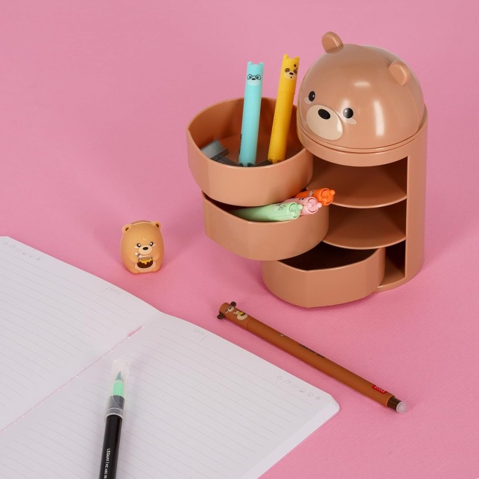 Legami, Organiser da Scrivania,con 3 cassetti, Tema Teddy