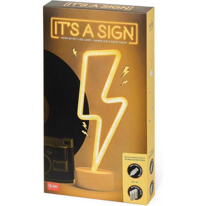 Legami Lampada Led Effetto Neon Flash