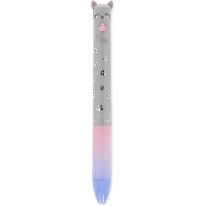 Legami Penna Click&Clack a Due Colori, kitty