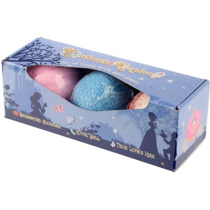 Set di 3 Bombe da Bagno da 200g Principessa