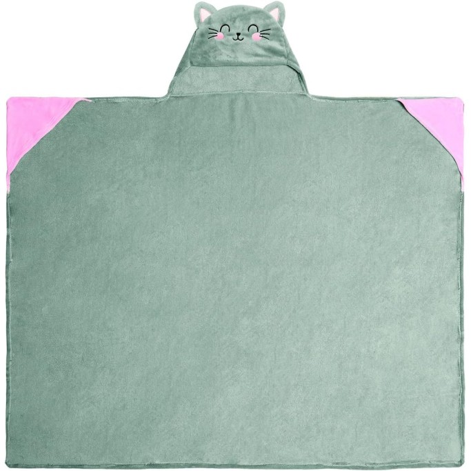 Legami Coperta con Cappuccio Cosy Hugs! Tema Kitty