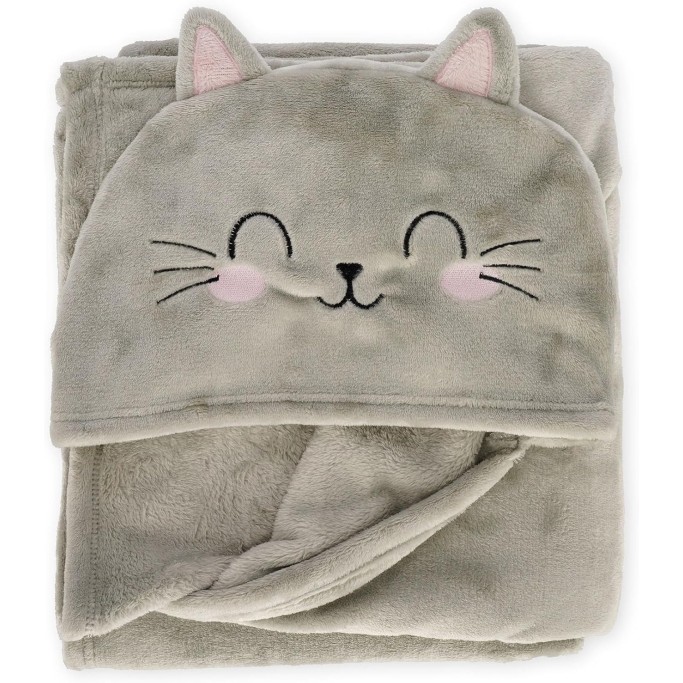 Legami Coperta con Cappuccio Cosy Hugs! Tema Kitty