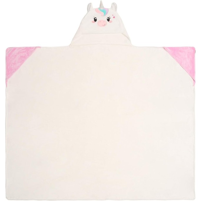 Legami Coperta con Cappuccio Cosy Hugs! Tema Unicorn