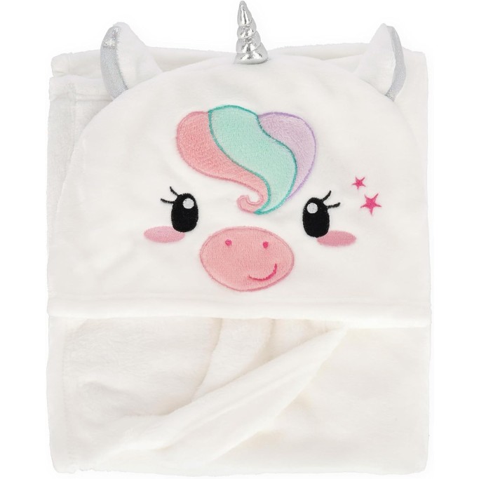 Legami Coperta con Cappuccio Cosy Hugs! Tema Unicorn