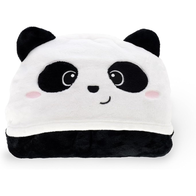 Legami Coperta con Cappuccio Cosy Hugs! Tema Panda