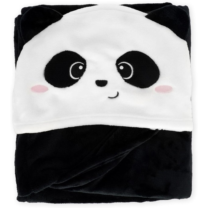 Legami Coperta con Cappuccio Cosy Hugs! Tema Panda