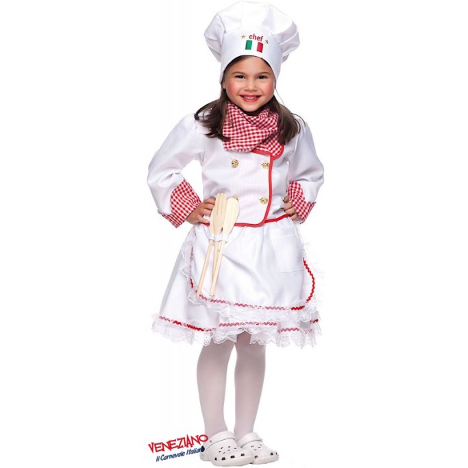 Costume di Carnevale PICCOLA CUOCA