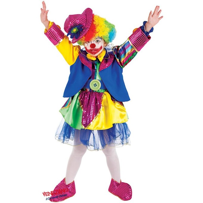 Costume di Carnevale PAGLIACCETTA