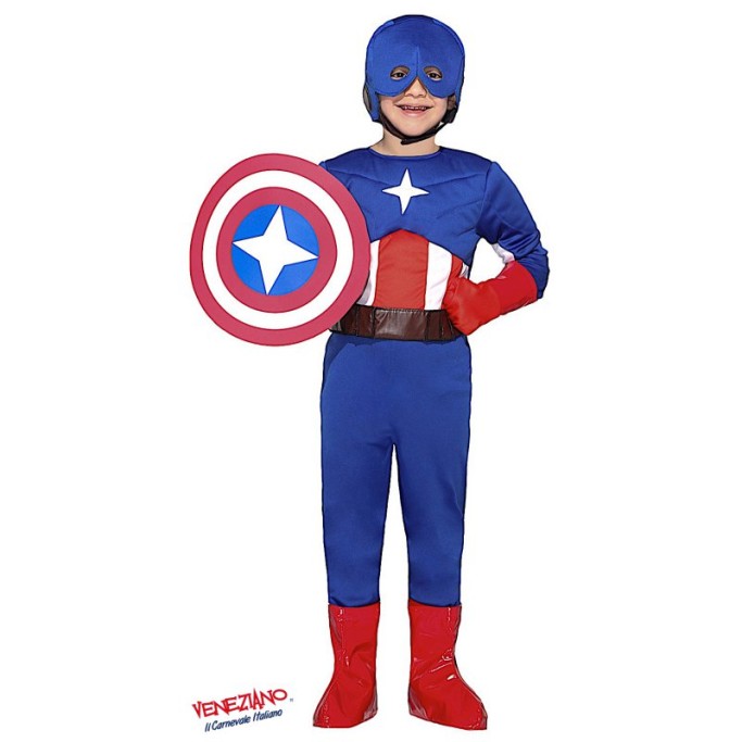 Costume di Carnevale SUPER CAPITANO in busta