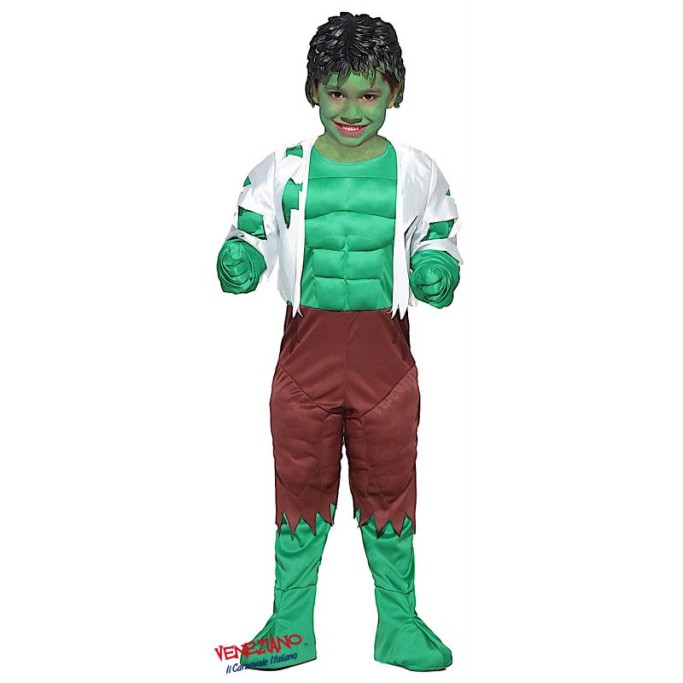 Costume di Carnevale MOSTRO VERDE in busta
