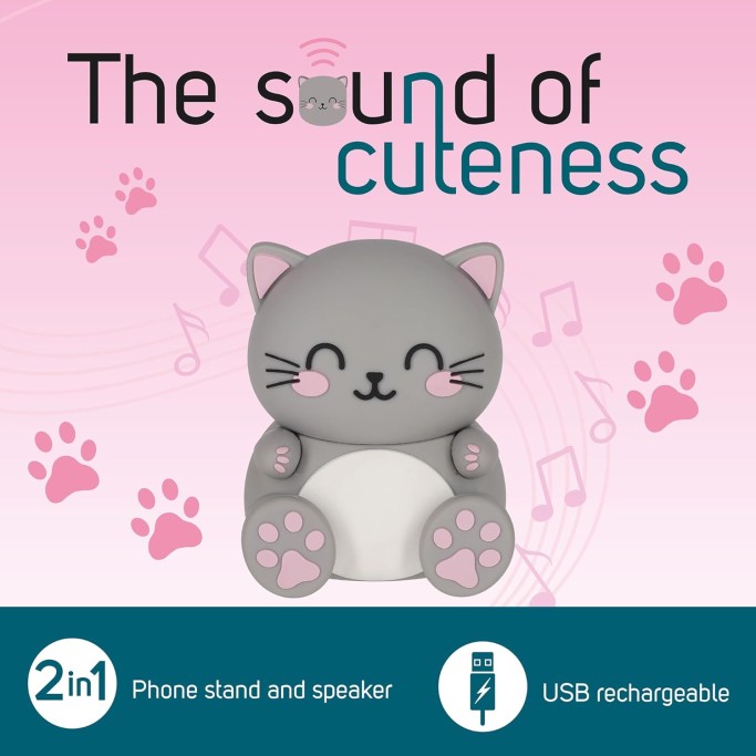 Legami Speaker Wireless con Supporto cellulare tema kitty