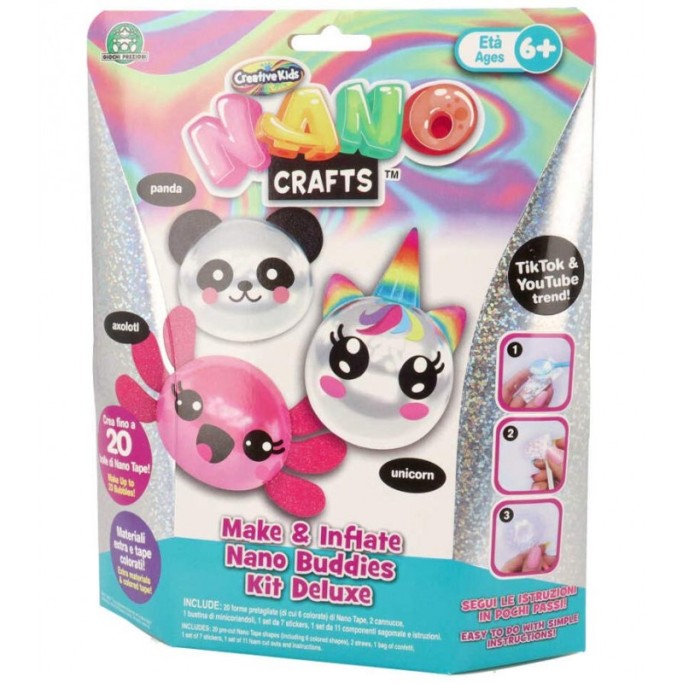 NANO CRAFT MAKE & INFLATE KIT CREAZIONE FINO A 20 BOLLE