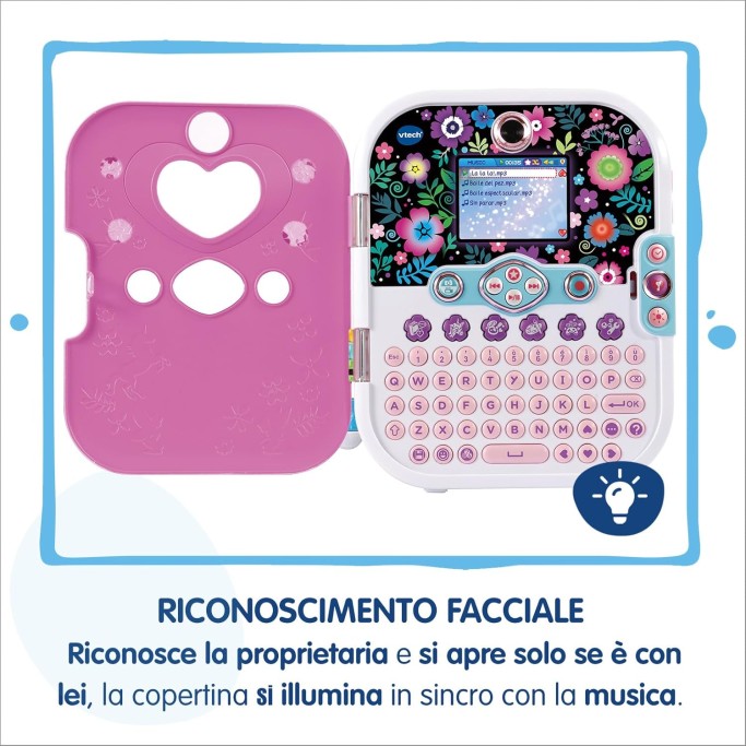 VTech KidiSecrets Selfie Music 2.0, Diario Segreto Interattivo