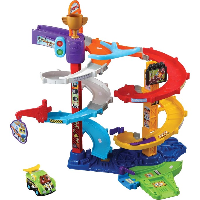 VTech Vroom Vroom Go Mega Circuito 2 in 1