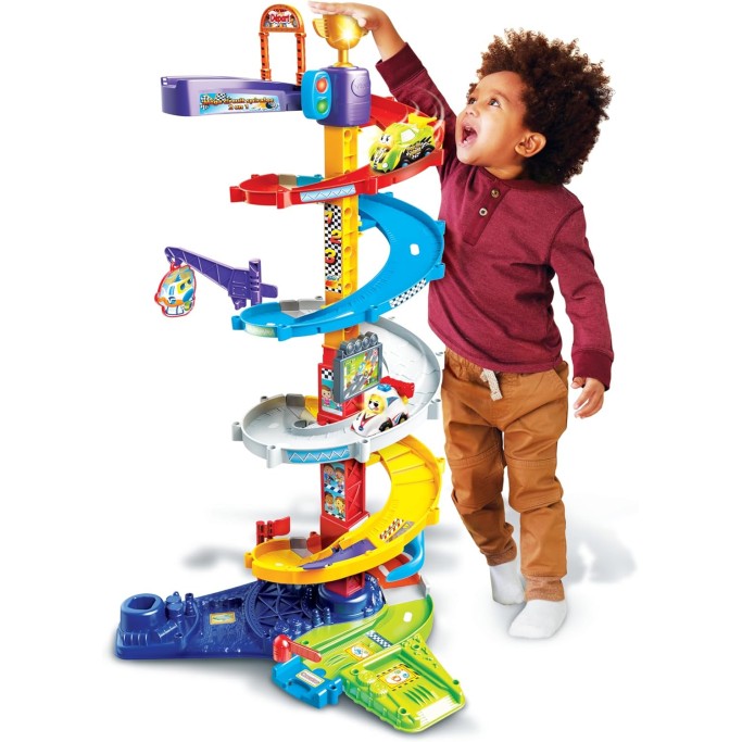 VTech Vroom Vroom Go Mega Circuito 2 in 1