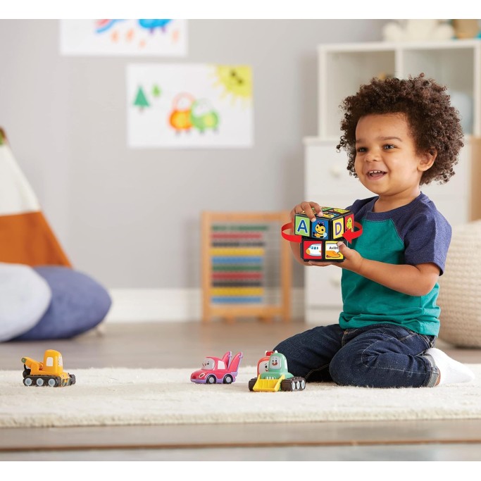 VTech- Cubo Magico per Bambini Gira e impara