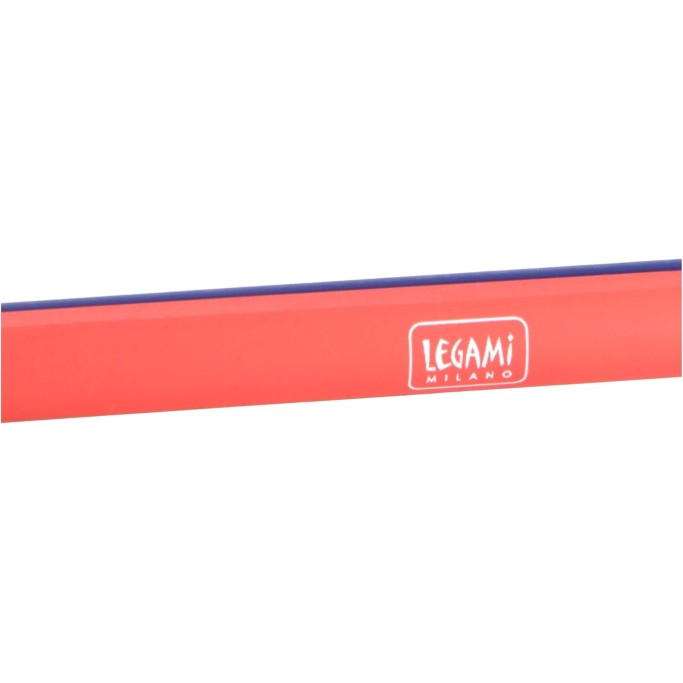 Legami Pastello Jumbo 2 Colori, Red & Blue