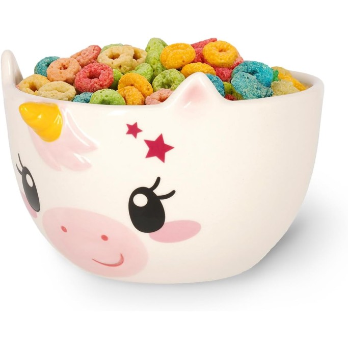 Legami Tazza in Gres per Cereali Buongiorno! Tema Unicorn
