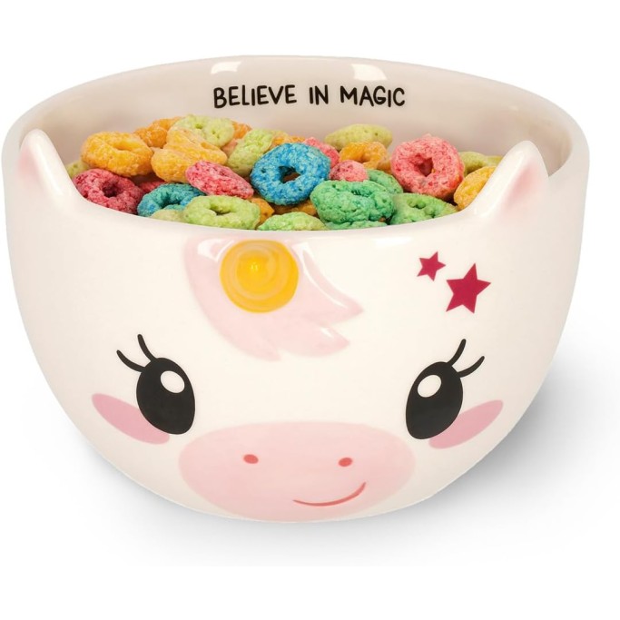 Legami Tazza in Gres per Cereali Buongiorno! Tema Unicorn