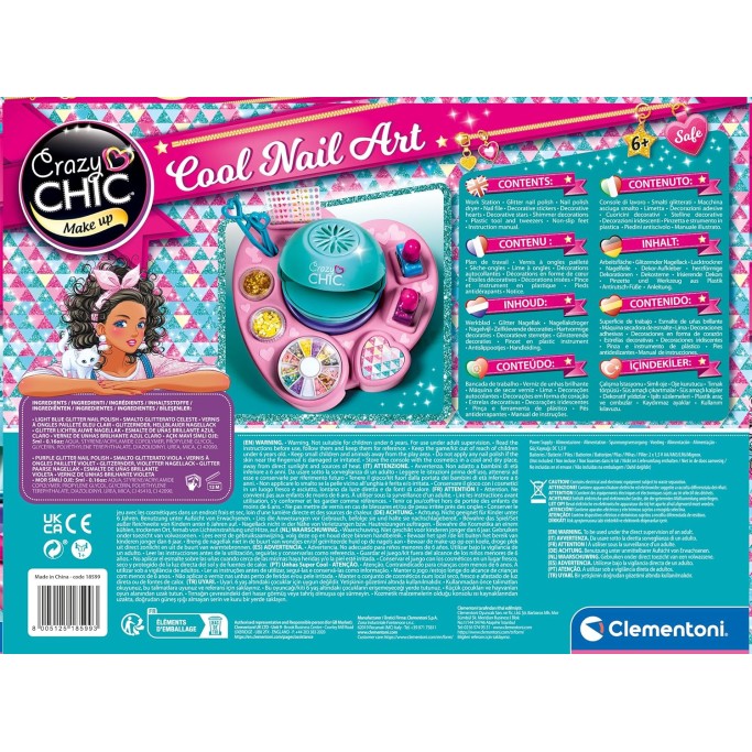 Crazy Chic Cool Nails Set per Decorare Unghie