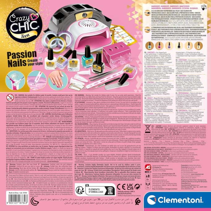Clementoni, Crazy Chic Nail Passion