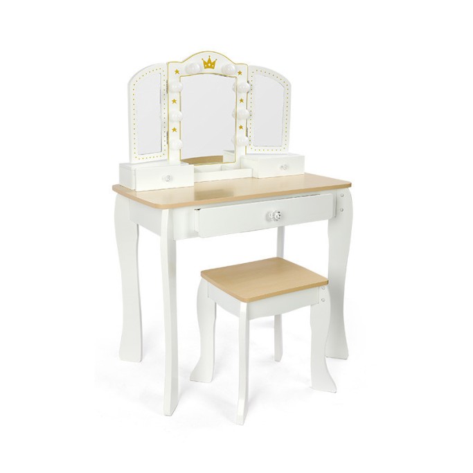 SET VANITY specchiera in legno