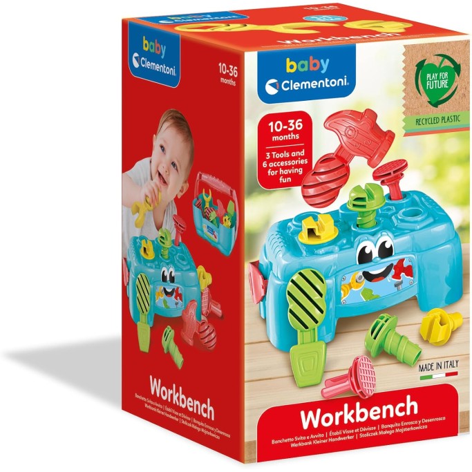 Clementoni, Banchetto Svita Avvita, Gioco per Bambini con Martello