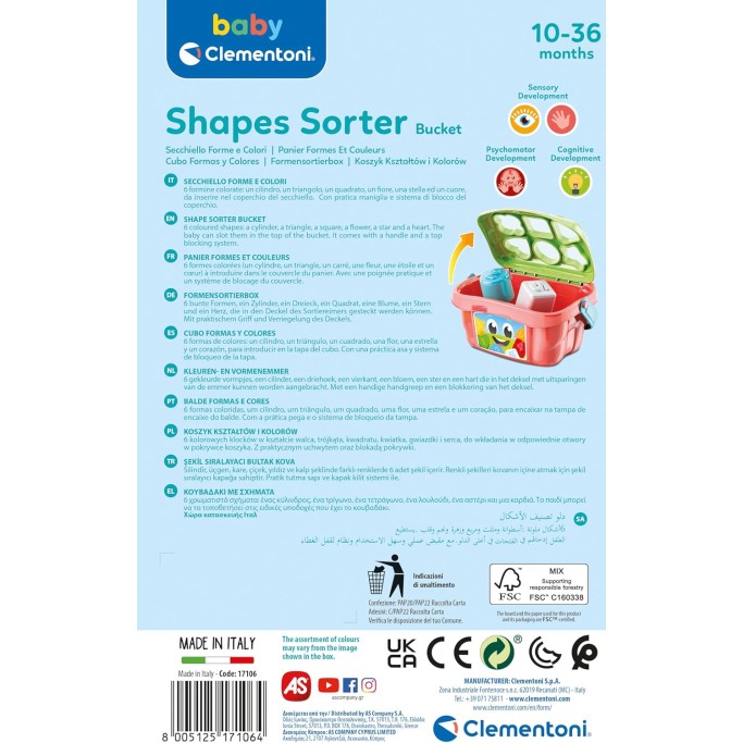 Baby Secchiello Forme e Colori