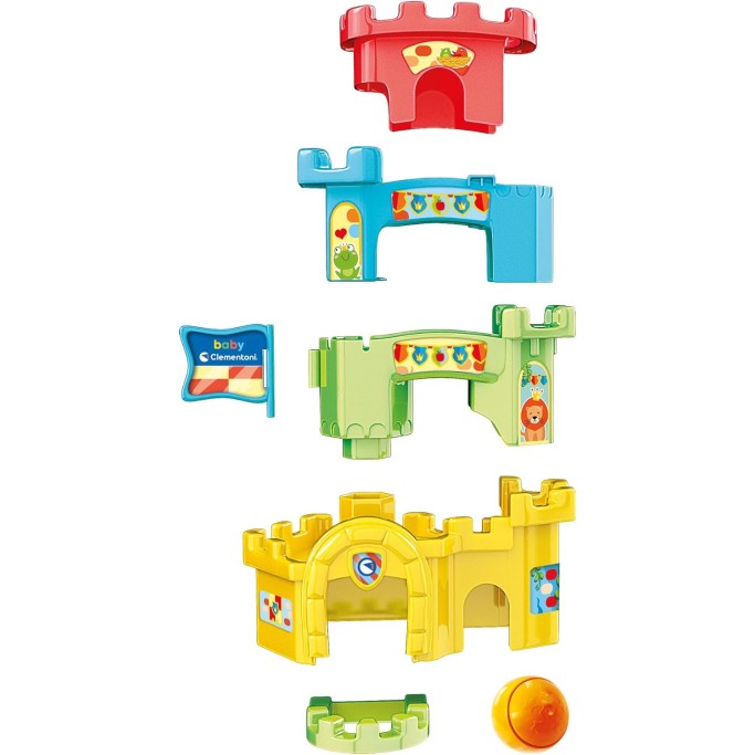 Castello Cucù Scivola Giù, Pista Biglie per Bambini 10-36 Mesi