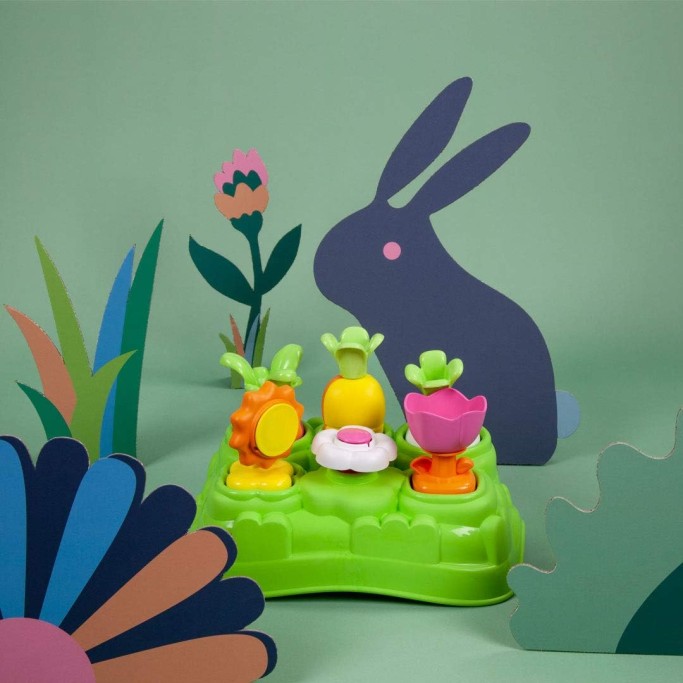 Baby Garden Banchetto in Plastica con 6 Elementi da Inserire