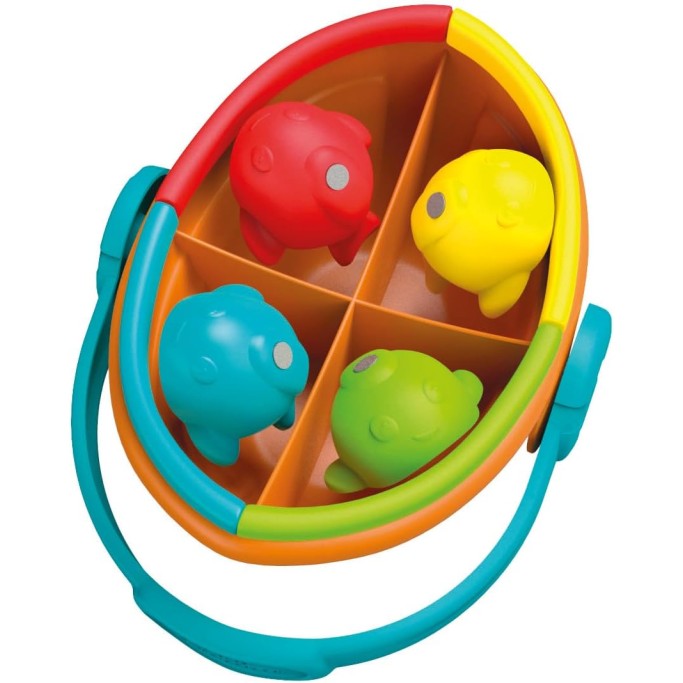 Clementoni, Baby Colour Fishing, Gioco Pesca Bambini 12-36 Mesi